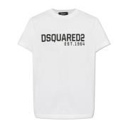 T-shirt met print Dsquared2 , White , Heren