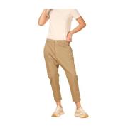 Relaxte Chino Broek in Gabardine Mason's , Beige , Dames