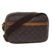 Pre-owned Canvas louis-vuitton-bags Louis Vuitton Vintage , Brown , Da...