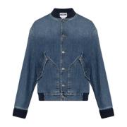 Denim jack in bomberstijl Moschino , Blue , Heren