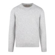 Kasjmier Resort Trui in Herringbone Patroon Herno , Gray , Heren