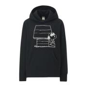 Peanuts Doghouse Hoodie Beperkte Oplage Kaws , Black , Heren