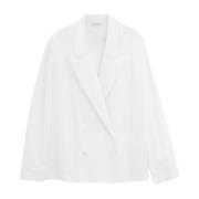 Witte Katoenen Overhemd met Lange Mouwen Dries Van Noten , White , Dam...