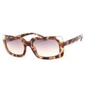 Bruine Plastic Zonnebril voor Vrouwen Guess , Brown , Dames