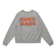 Beperkte Oplage Grijze Sweatshirt Human Made Kaws , Gray , Dames