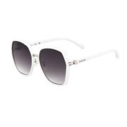 Witte metalen zonnebril voor vrouwen Guess , White , Dames