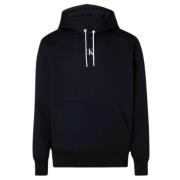 Blokkerende hoodie zwart voorlogo Calvin Klein , Black , Heren