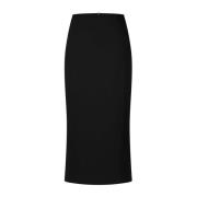 Smalle Potlood Rok Windsor , Black , Dames