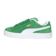 Groene Suede Lage Sneakers Puma , Green , Heren