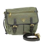 Pre-owned Nylon prada-bags Prada Vintage , Green , Dames