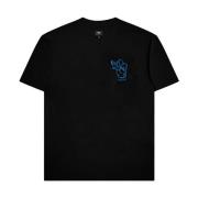 Logo Borst T-Shirt Edwin , Black , Heren