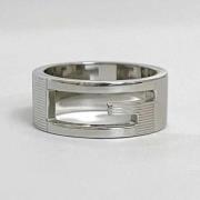 Pre-owned Metal rings Gucci Vintage , Gray , Dames