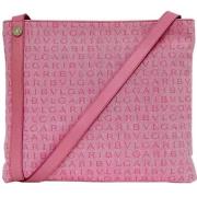 Pre-owned Canvas shoulder-bags Bvlgari Vintage , Pink , Dames