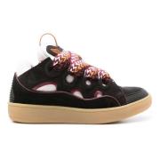 Honey Black Curb Sneakers Lanvin , Black , Dames