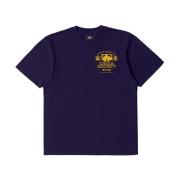 Logo T-Shirt Edwin , Purple , Heren