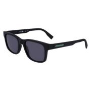 Zwarte Unisex Zonnebril Lacoste , Black , Unisex