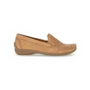 Klassieke Comfort Mocassins van Suède Leer Gabor , Brown , Dames