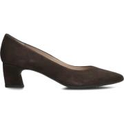 Bruine Suède Pump Hakken Unisa , Brown , Dames