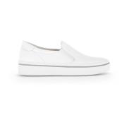 Witte Leren Sneakers Gabor , White , Dames