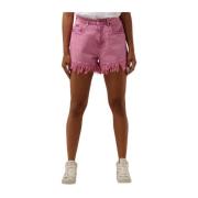 Paarse Denim Shorts Mara-sh Harper & Yve , Purple , Dames