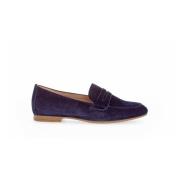 Marine Mocassins van Fluweel Leer Gabor , Blue , Dames