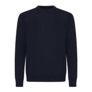 Blauwe Sweaters voor Mannen Roberto Collina , Blue , Heren