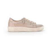 Beige Patent Sneakers Gabor , Beige , Dames