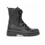 Zwarte Veterschoenen Gabor , Black , Dames