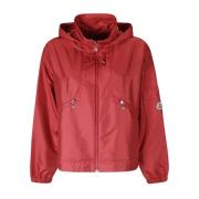 Korte Parka Jas Moncler , Red , Dames