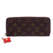 Pre-owned Leather wallets Louis Vuitton Vintage , Brown , Dames