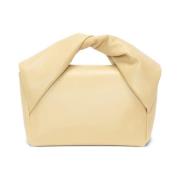 Stijlvolle Leren Tas JW Anderson , Beige , Dames