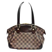 Pre-owned Fabric handbags Louis Vuitton Vintage , Brown , Dames