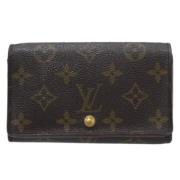 Pre-owned Canvas wallets Louis Vuitton Vintage , Brown , Dames