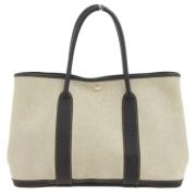 Pre-owned Canvas totes Hermès Vintage , Beige , Dames