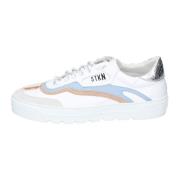 Vintage Leren Sneakers voor Vrouwen Stokton , White , Dames