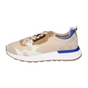 Leren Heren Sneakers Moma , Beige , Heren