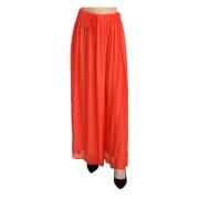 Oranje Geplooide Maxi Rok Jucca , Orange , Dames