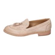 Suede Loafers voor Mannen Moma , Beige , Heren