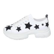 Leren Dames Sneakers Stokton , White , Dames