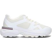 Witte Trail Runner Sneakers Tommy Hilfiger , White , Dames