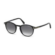 Moderne Zonnebril Lente/Zomer Collectie Tom Ford , Black , Heren