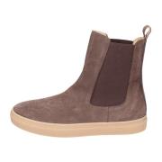 Nubuck Leren Enkellaarzen Mannen Stokton , Brown , Heren