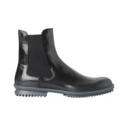 Geborstelde Chelsea-laarzen Maison Margiela , Black , Heren