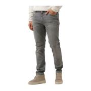 Slimmy Tapered Grijze Jeans 7 For All Mankind , Gray , Heren