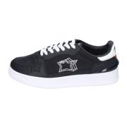 Leren Sneakers voor Mannen Atlantic Stars , Black , Heren