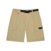 Cargo Katoenen Shorts Bruin Standaard Duvetica , Beige , Heren