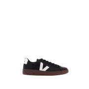 Vegan Sneakers met V Monogram Veja , Black , Heren