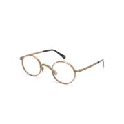 Moyel OPT Antique Gold Optical Frame Moscot , Yellow , Unisex