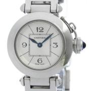 Pre-owned Stainless Steel watches Cartier Vintage , Gray , Dames