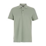 Groene Tennis Piquet Polo Shirt Tom Ford , Green , Heren